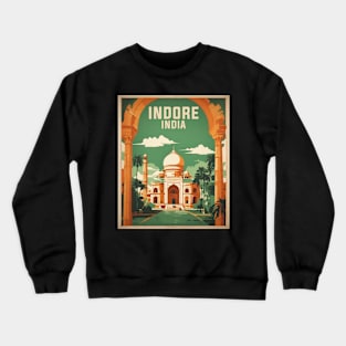 Indore India Vintage Tourism Travel Crewneck Sweatshirt